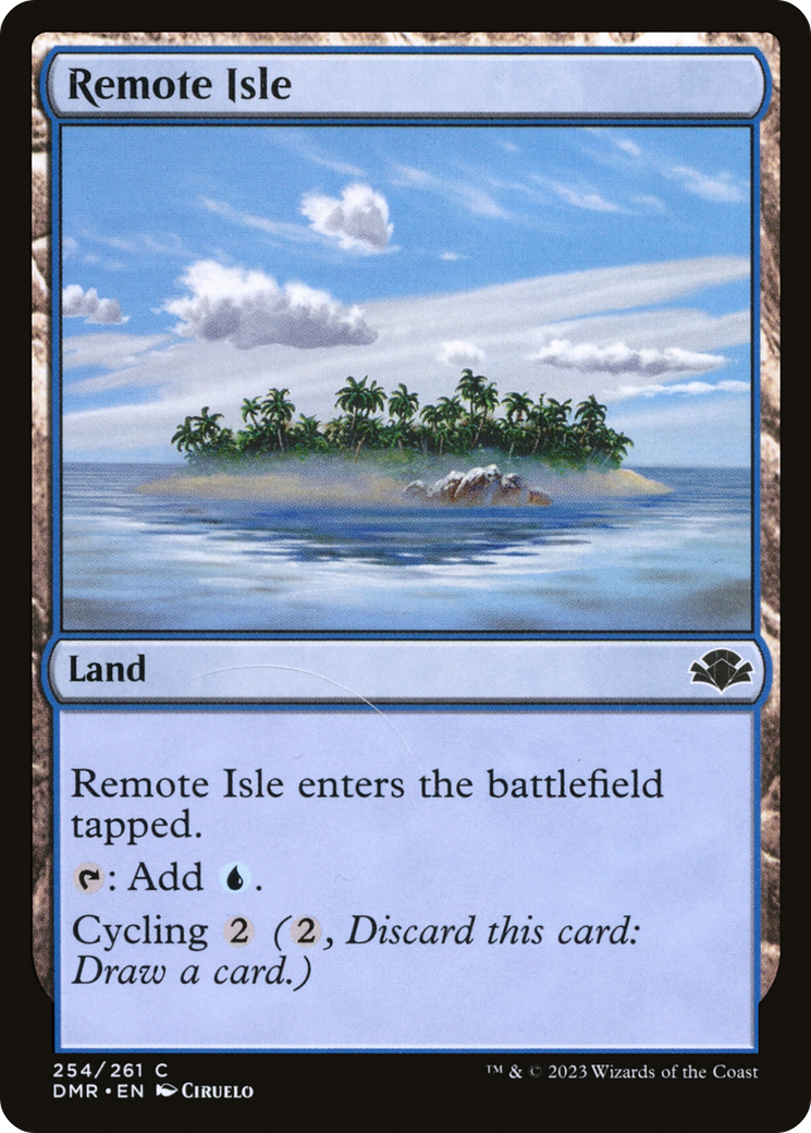 Remote Isle (DMR-254) - Dominaria Remastered - Premium MTG Single from Wizards of the Coast - Just $0.08! Shop now at Game Crave Tournament Store
