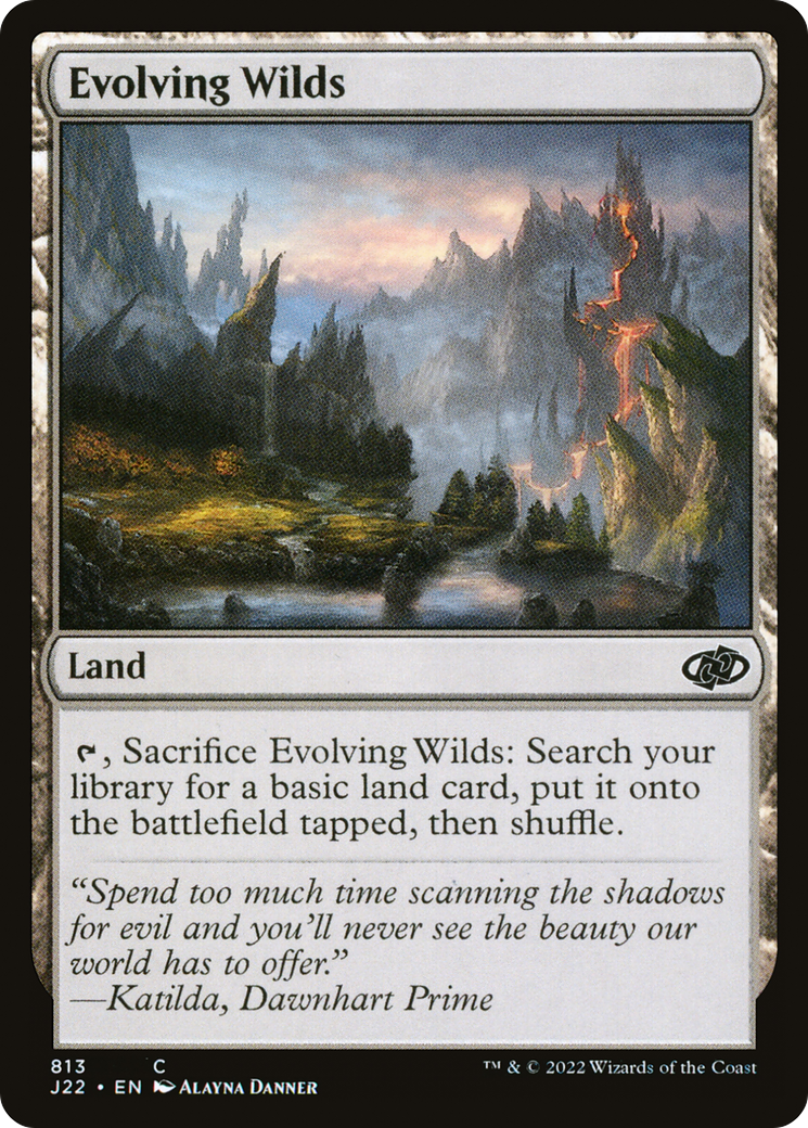 Evolving Wilds (J22-813) - Jumpstart 2022 - Premium MTG Single from Wizards of the Coast - Just $0.08! Shop now at Game Crave Tournament Store
