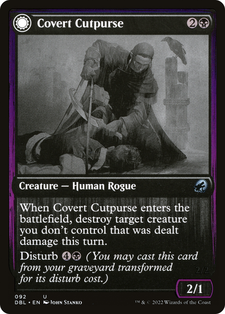 Covert Cutpurse // Covetous Geist (DBL-092) - Innistrad: Double Feature: (Double Faced Transform) - Premium MTG Single from Wizards of the Coast - Just $0.08! Shop now at Game Crave Tournament Store