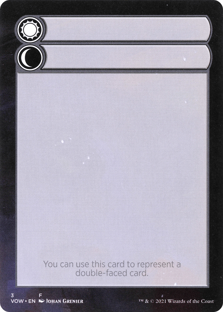 Double-Faced Substitute Card (SVOW-003) - Innistrad: Crimson Vow Substitute Cards - Premium MTG Single from Wizards of the Coast - Just $0! Shop now at Game Crave Tournament Store