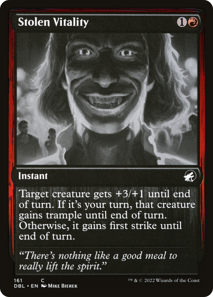 Stolen Vitality (DBL-161) - Innistrad: Double Feature - Premium MTG Single from Wizards of the Coast - Just $0.08! Shop now at Game Crave Tournament Store