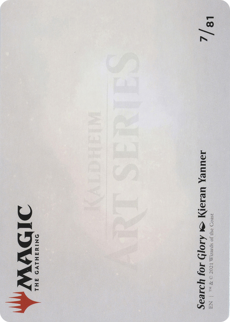 Search for Glory // Search for Glory (AKHM-007) - Kaldheim Art Series (Borderless) - Premium MTG Single from Wizards of the Coast - Just $0! Shop now at Game Crave Tournament Store