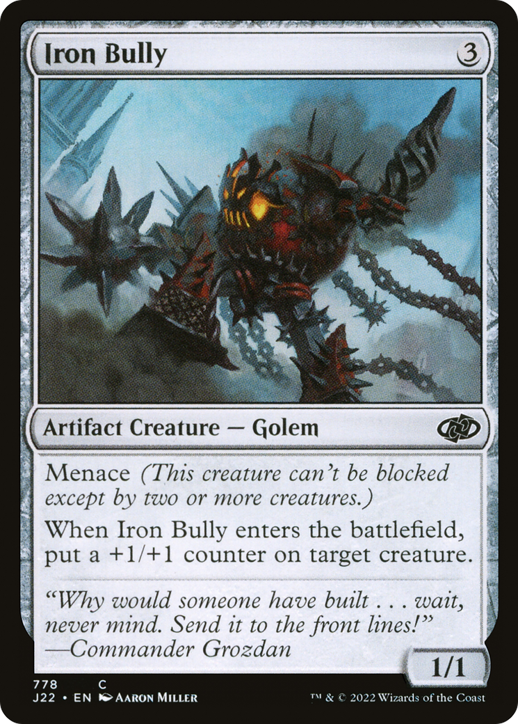 Iron Bully (J22-778) - Jumpstart 2022 - Premium MTG Single from Wizards of the Coast - Just $0.25! Shop now at Game Crave Tournament Store