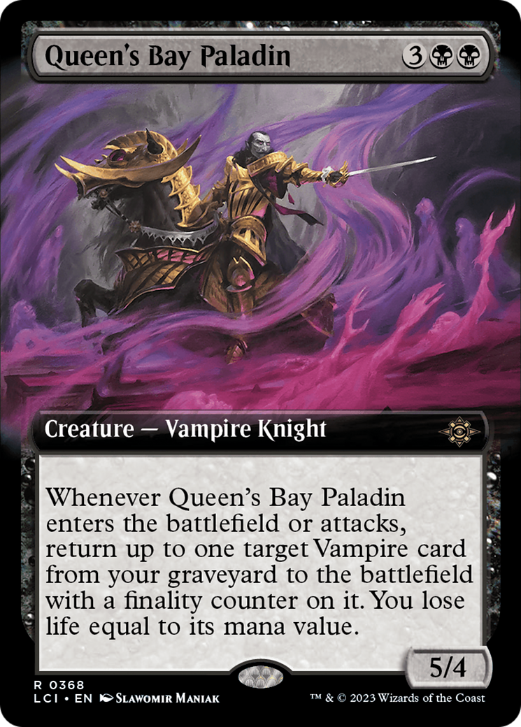 Queen's Bay Paladin (LCI-368) - The Lost Caverns of Ixalan: (Extended Art) - Premium MTG Single from Wizards of the Coast - Just $0.08! Shop now at Game Crave Tournament Store