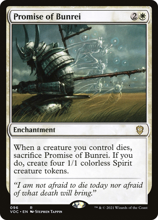 Promise of Bunrei (VOC-096) - Crimson Vow Commander - Premium MTG Single from Wizards of the Coast - Just $0.25! Shop now at Game Crave Tournament Store