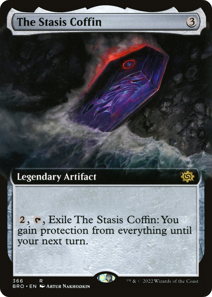 The Stasis Coffin (BRO-366) - The Brothers' War: (Extended Art) - Premium MTG Single from Wizards of the Coast - Just $0.08! Shop now at Game Crave Tournament Store