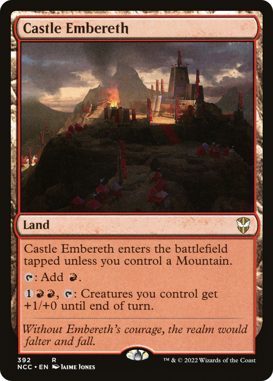 Castle Embereth (NCC-392) - New Capenna Commander - Premium MTG Single from Wizards of the Coast - Just $0.34! Shop now at Game Crave Tournament Store