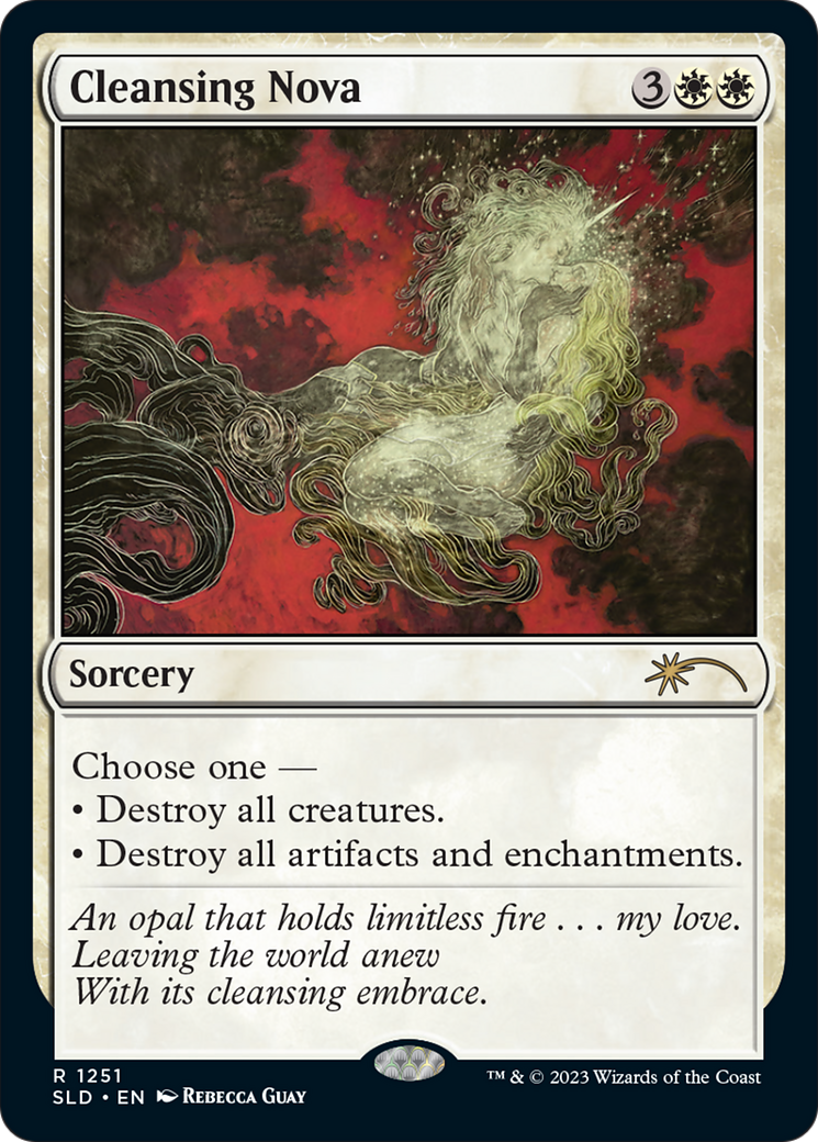 Cleansing Nova (SLD-1251) - Secret Lair Drop - Premium MTG Single from Wizards of the Coast - Just $0.45! Shop now at Game Crave Tournament Store