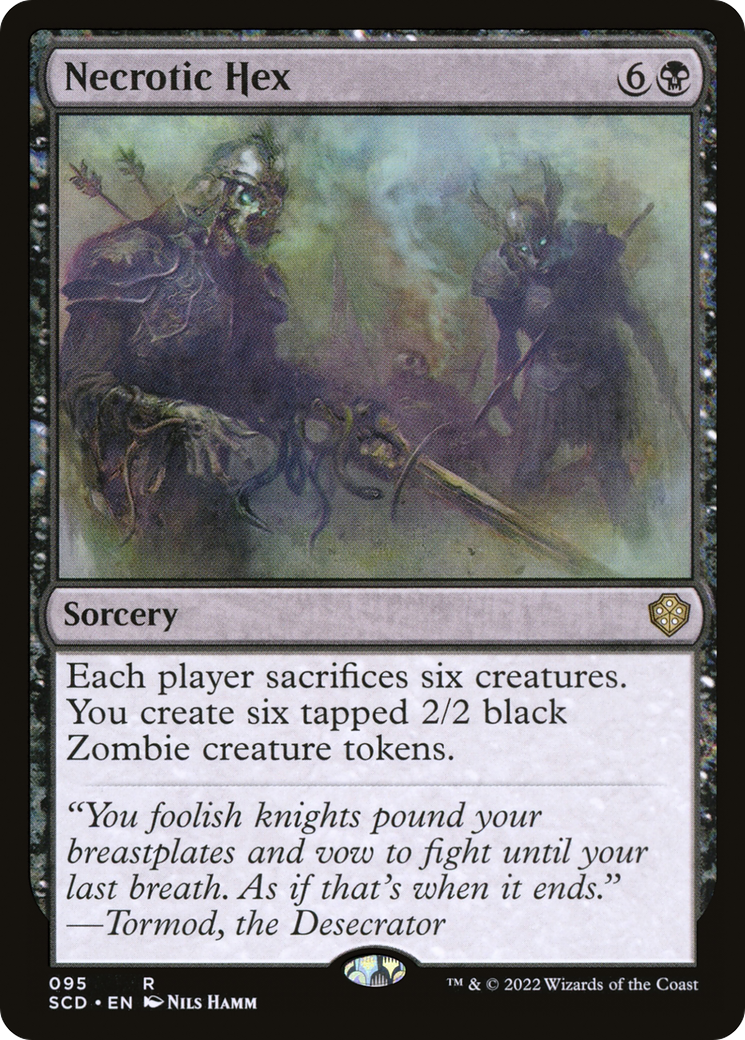Necrotic Hex (SCD-095) - Starter Commander Decks - Premium MTG Single from Wizards of the Coast - Just $0.08! Shop now at Game Crave Tournament Store