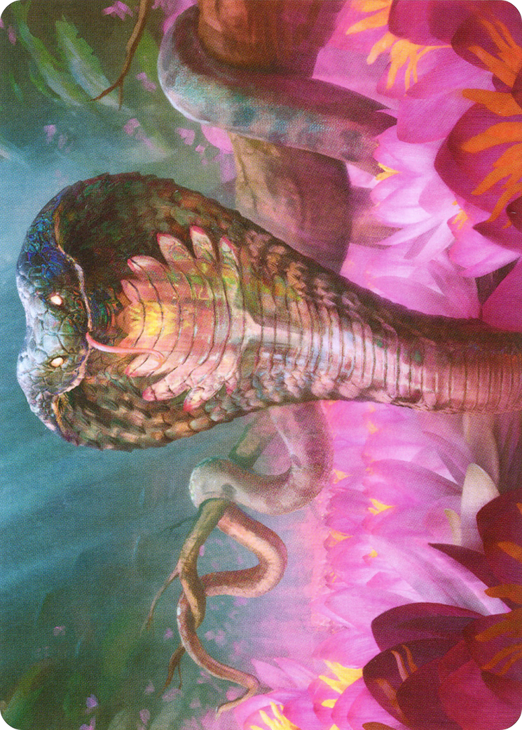 Lotus Cobra // Lotus Cobra (AZNR-071) - Zendikar Rising Art Series (Borderless) - Premium MTG Single from Wizards of the Coast - Just $0! Shop now at Game Crave Tournament Store