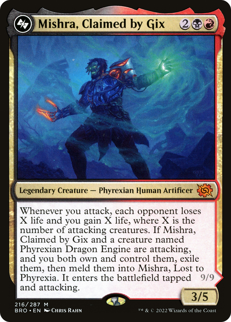 Mishra, Claimed by Gix (BRO-216) - The Brothers' War - Premium MTG Single from Wizards of the Coast - Just $4.58! Shop now at Game Crave Tournament Store