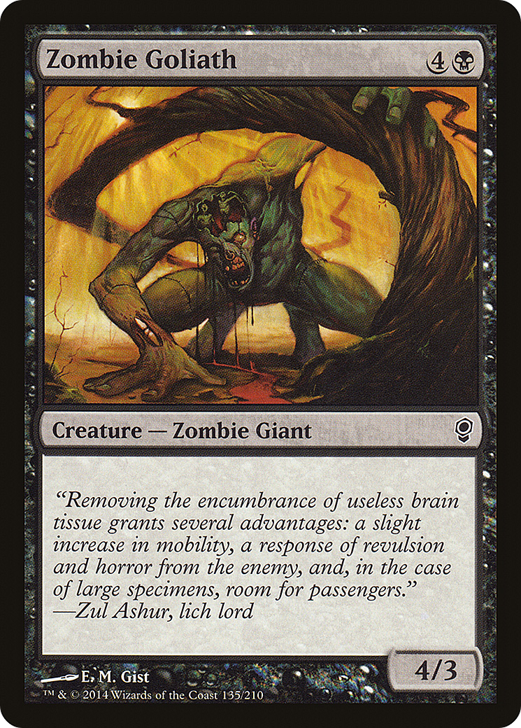 Zombie Goliath (CNS-135) - Conspiracy - Premium MTG Single from Wizards of the Coast - Just $0.08! Shop now at Game Crave Tournament Store