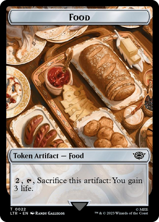 Food (TLTR-022) - Tales of Middle-earth Tokens Foil - Premium MTG Single from Wizards of the Coast - Just $0! Shop now at Game Crave Tournament Store