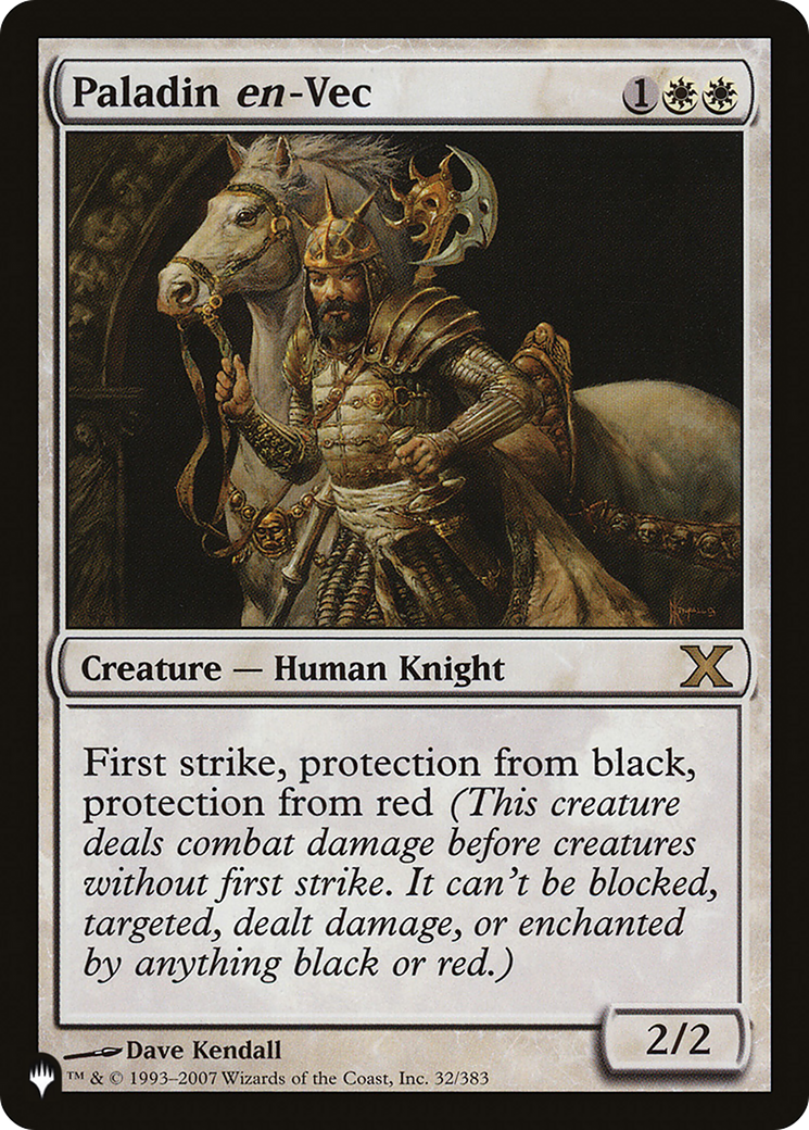 Paladin en-Vec (PLIST-748) - The List - Premium MTG Single from Wizards of the Coast - Just $0.08! Shop now at Game Crave Tournament Store