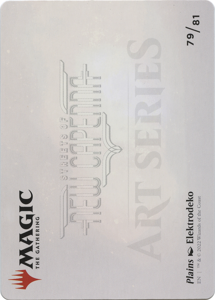 Plains // Plains (ASNC-079) - New Capenna Art Series (Borderless) Foil - Premium MTG Single from Wizards of the Coast - Just $0! Shop now at Game Crave Tournament Store