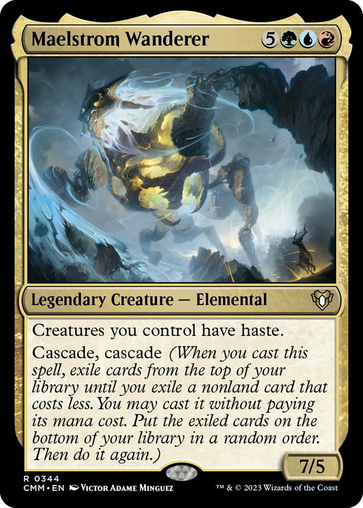 Maelstrom Wanderer (CMM-344) - Commander Masters - Premium MTG Single from Wizards of the Coast - Just $0.40! Shop now at Game Crave Tournament Store