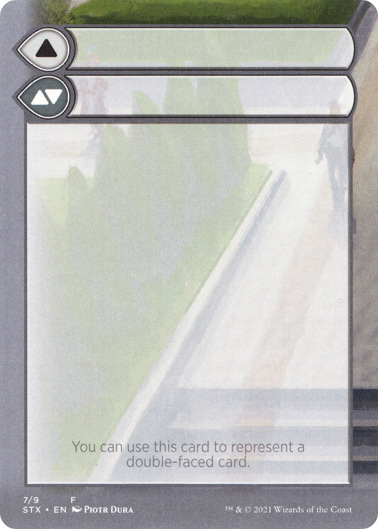 Double-Faced Substitute Card (SSTX-007) - Strixhaven: School of Mages Substitute Cards - Premium MTG Single from Wizards of the Coast - Just $0! Shop now at Game Crave Tournament Store