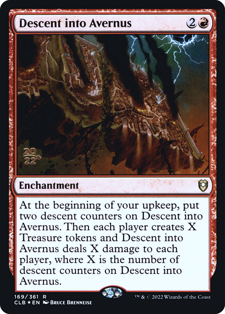 Descent into Avernus (PCLB-169S) - Battle for Baldur's Gate Promos Foil - Premium MTG Single from Wizards of the Coast - Just $3.55! Shop now at Game Crave Tournament Store
