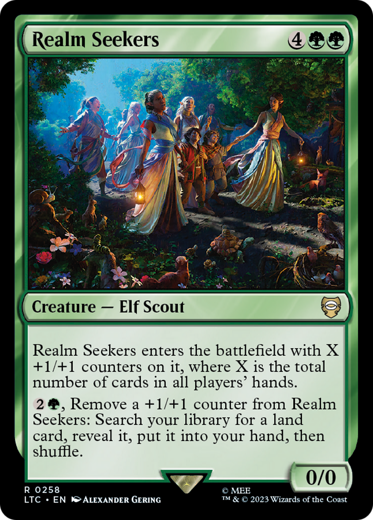 Realm Seekers (LTC-258) - Tales of Middle-earth Commander - Premium MTG Single from Wizards of the Coast - Just $0.08! Shop now at Game Crave Tournament Store
