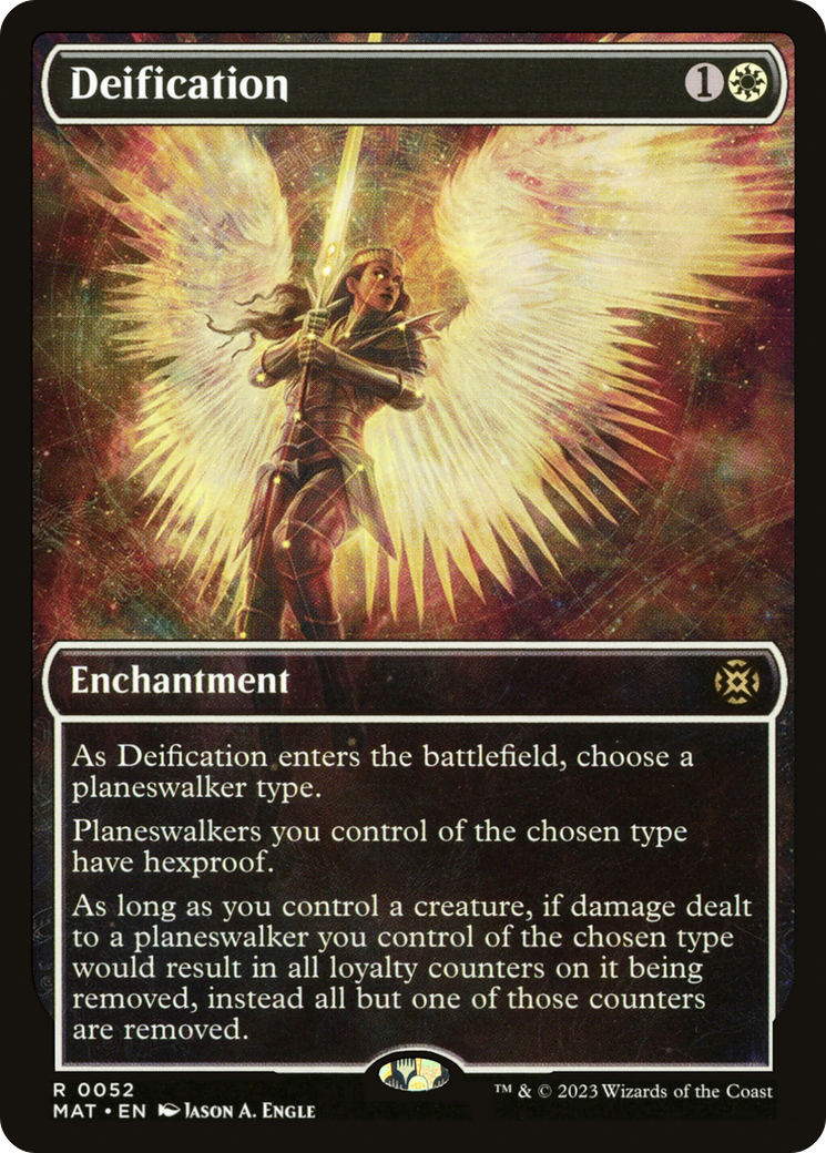 Deification (MAT-052) - March of the Machine: The Aftermath: (Showcase) Foil - Premium MTG Single from Wizards of the Coast - Just $0.08! Shop now at Game Crave Tournament Store
