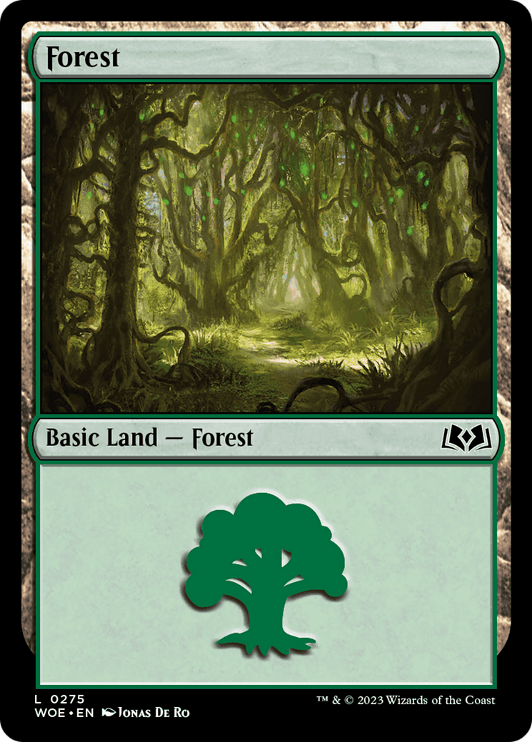 Forest (WOE-275) - Wilds of Eldraine - Premium MTG Single from Wizards of the Coast - Just $0.08! Shop now at Game Crave Tournament Store