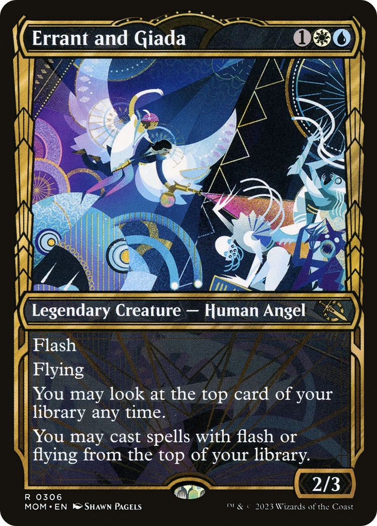 Errant and Giada (MOM-306) - March of the Machine: (Showcase) Foil - Premium MTG Single from Wizards of the Coast - Just $0.08! Shop now at Game Crave Tournament Store