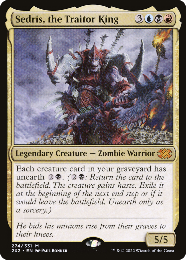Sedris, the Traitor King (2X2-274) - Double Masters 2022 - Premium MTG Single from Wizards of the Coast - Just $0.18! Shop now at Game Crave Tournament Store