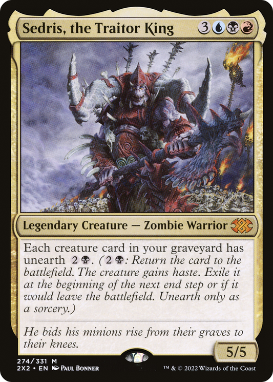 Sedris, the Traitor King (2X2-274) - Double Masters 2022 - Premium MTG Single from Wizards of the Coast - Just $0.18! Shop now at Game Crave Tournament Store