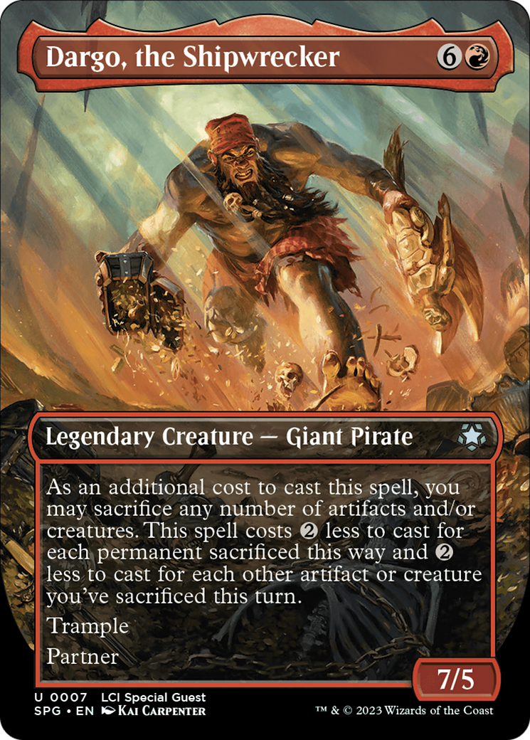 Dargo, the Shipwrecker (SPG-007) - Special Guests (Borderless) - Premium MTG Single from Wizards of the Coast - Just $0.42! Shop now at Game Crave Tournament Store