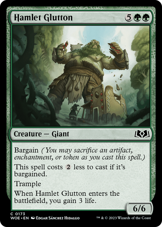 Hamlet Glutton (WOE-173) - Wilds of Eldraine Foil - Premium MTG Single from Wizards of the Coast - Just $0.08! Shop now at Game Crave Tournament Store