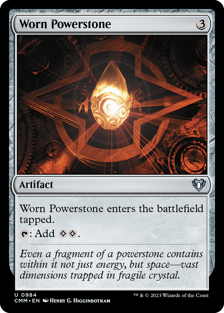 Worn Powerstone (CMM-984) - Commander Masters - Premium MTG Single from Wizards of the Coast - Just $0.09! Shop now at Game Crave Tournament Store