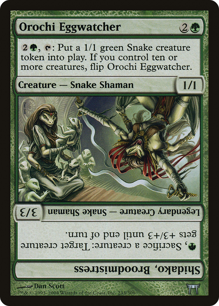 Orochi Eggwatcher // Shidako, Broodmistress (CHK-233) - Champions of Kamigawa Foil - Premium MTG Single from Wizards of the Coast - Just $1.01! Shop now at Game Crave Tournament Store