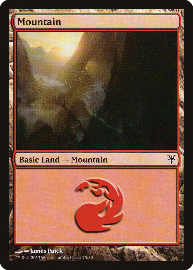 Mountain (DDK-075) - Duel Decks: Sorin vs. Tibalt - Premium MTG Single from Wizards of the Coast - Just $0.08! Shop now at Game Crave Tournament Store