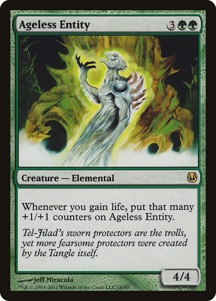 Ageless Entity (DDH-018) - Duel Decks: Ajani vs. Nicol Bolas - Premium MTG Single from Wizards of the Coast - Just $0.08! Shop now at Game Crave Tournament Store