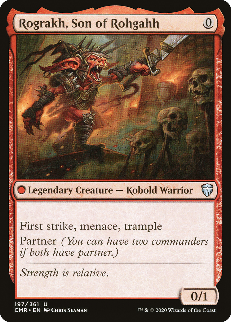 Rograkh, Son of Rohgahh (CMR-197) - Commander Legends Foil - Premium MTG Single from Wizards of the Coast - Just $1.36! Shop now at Game Crave Tournament Store