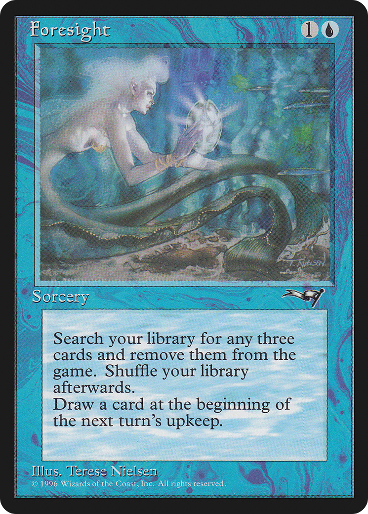 Foresight (ALL-29B) - Alliances - Premium MTG Single from Wizards of the Coast - Just $0.08! Shop now at Game Crave Tournament Store