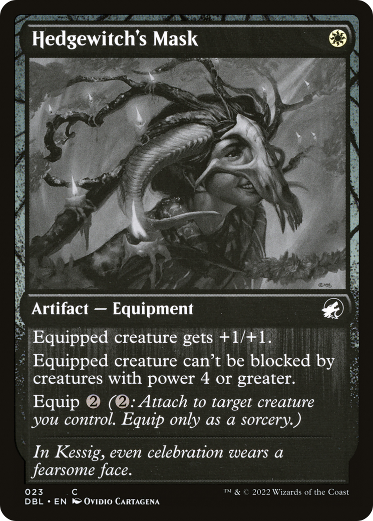 Hedgewitch's Mask (DBL-023) - Innistrad: Double Feature - Premium MTG Single from Wizards of the Coast - Just $0.08! Shop now at Game Crave Tournament Store