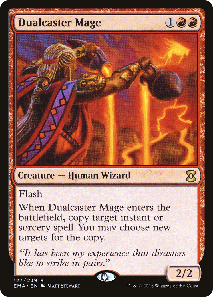 Dualcaster Mage (EMA-127) - Eternal Masters Foil - Premium MTG Single from Wizards of the Coast - Just $3.88! Shop now at Game Crave Tournament Store