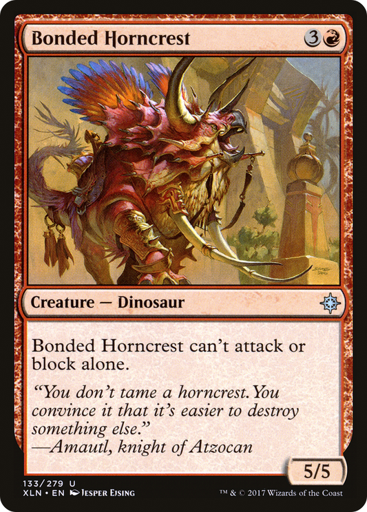 Bonded Horncrest (XLN-133) - Ixalan - Premium MTG Single from Wizards of the Coast - Just $0.25! Shop now at Game Crave Tournament Store