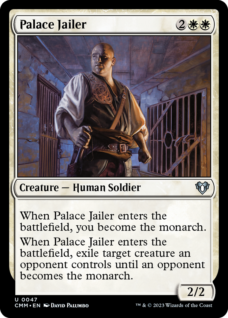 Palace Jailer (CMM-047) - Commander Masters - Premium MTG Single from Wizards of the Coast - Just $0.08! Shop now at Game Crave Tournament Store