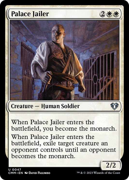 Palace Jailer (CMM-047) - Commander Masters Foil - Premium MTG Single from Wizards of the Coast - Just $0.08! Shop now at Game Crave Tournament Store