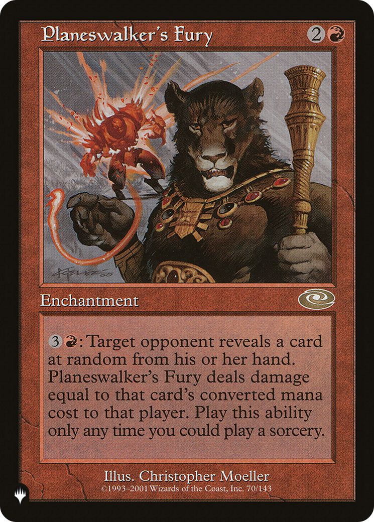 Planeswalker's Fury (PLIST-1055) - The List - Premium MTG Single from Wizards of the Coast - Just $0.08! Shop now at Game Crave Tournament Store