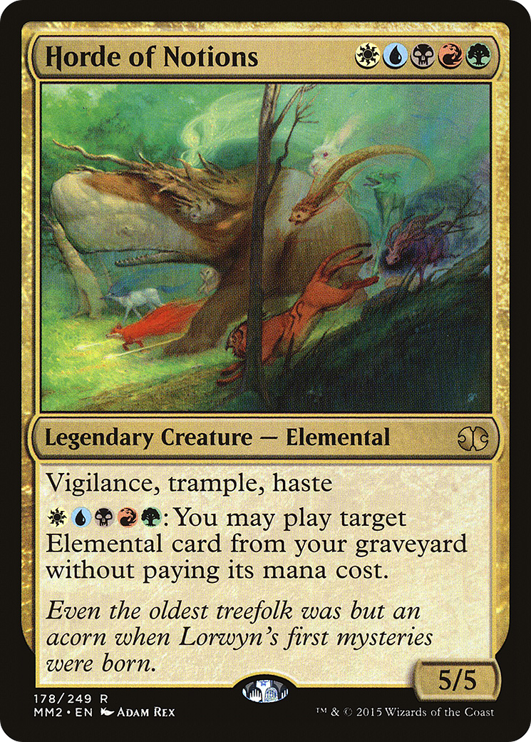 Horde of Notions (MM2-178) - Modern Masters 2015 - Premium MTG Single from Wizards of the Coast - Just $0.22! Shop now at Game Crave Tournament Store
