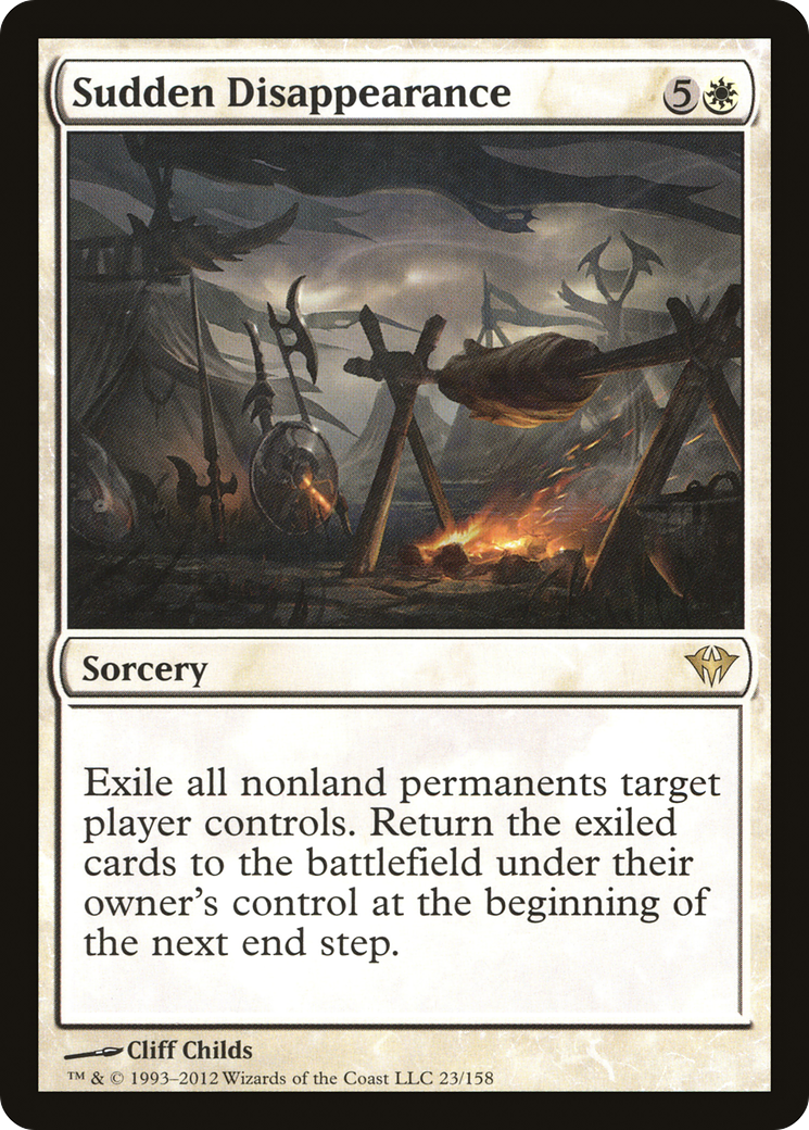 Sudden Disappearance (DKA-023) - Dark Ascension - Premium MTG Single from Wizards of the Coast - Just $0.23! Shop now at Game Crave Tournament Store
