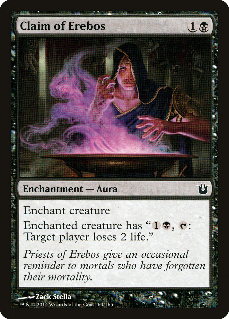 Claim of Erebos (BNG-064) - Born of the Gods - Premium MTG Single from Wizards of the Coast - Just $0.25! Shop now at Game Crave Tournament Store