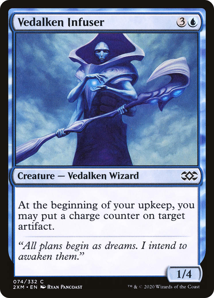 Vedalken Infuser (2XM-074) - Double Masters - Premium MTG Single from Wizards of the Coast - Just $0.25! Shop now at Game Crave Tournament Store