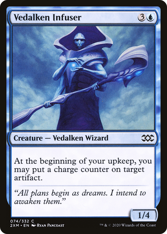 Vedalken Infuser (2XM-074) - Double Masters Foil - Premium MTG Single from Wizards of the Coast - Just $0.25! Shop now at Game Crave Tournament Store