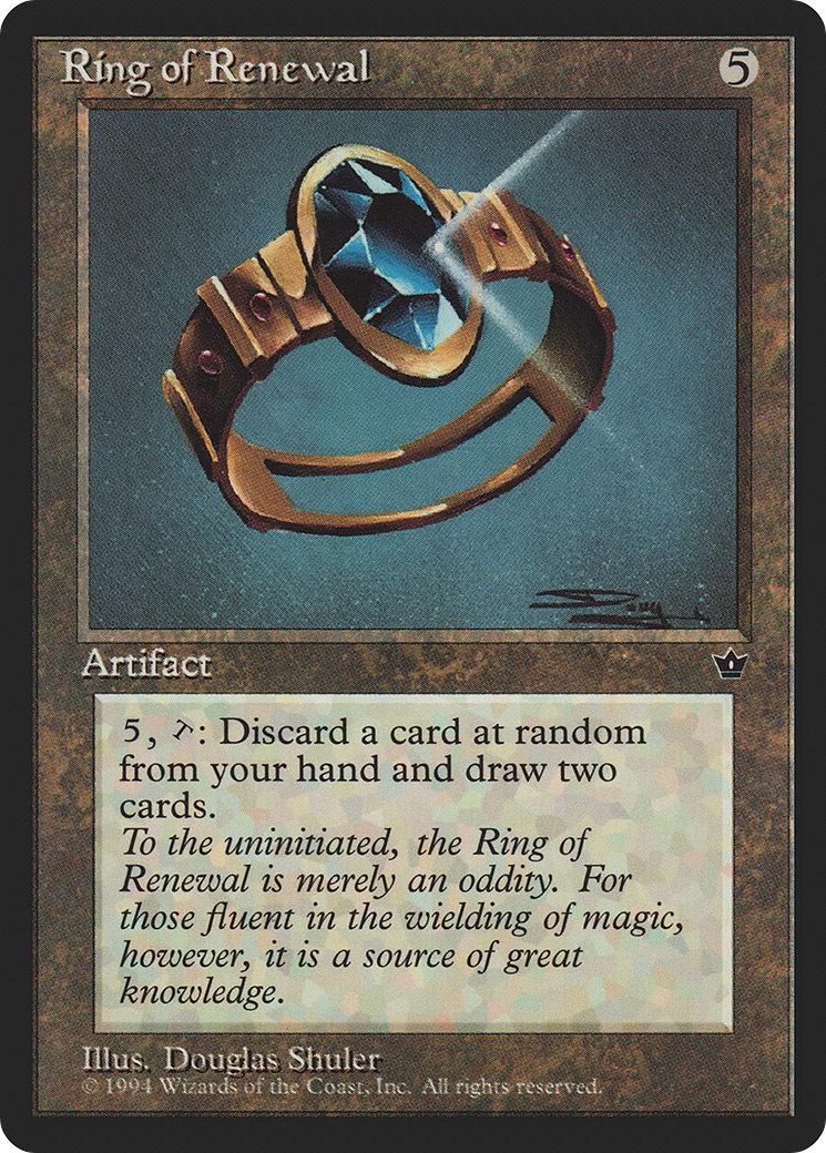 Ring of Renewal (FEM-089) - Fallen Empires - Premium MTG Single from Wizards of the Coast - Just $0.69! Shop now at Game Crave Tournament Store