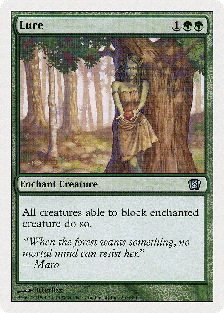 Lure (8ED-263) - Eighth Edition - Premium MTG Single from Wizards of the Coast - Just $0.08! Shop now at Game Crave Tournament Store