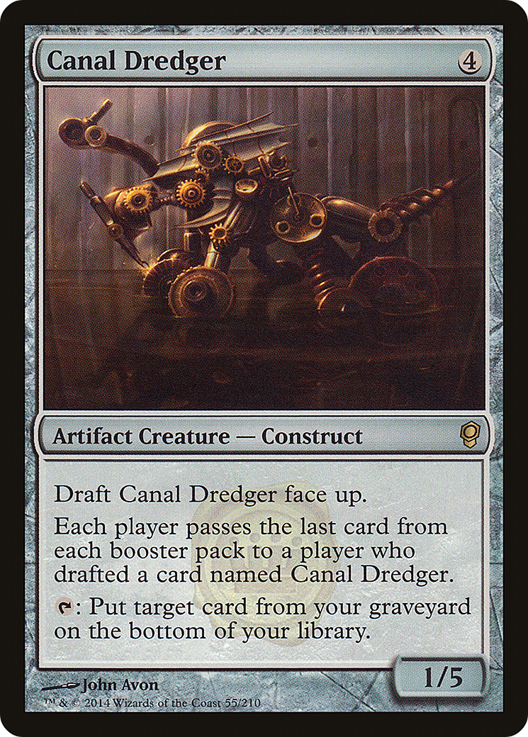 Canal Dredger (CNS-055) - Conspiracy Foil - Premium MTG Single from Wizards of the Coast - Just $0.24! Shop now at Game Crave Tournament Store